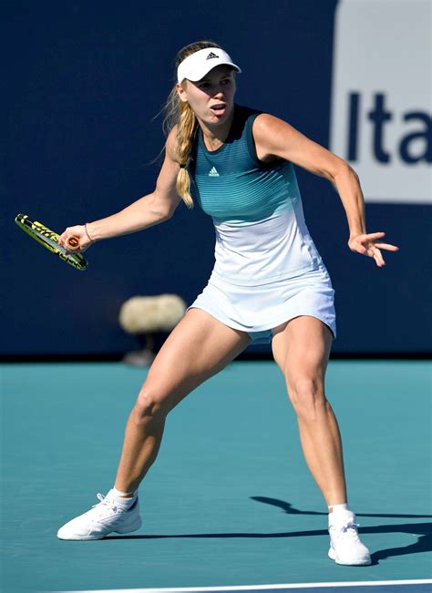 Caroline Wozniacki Miami Open Tennis Tournament 03222019 Celebmafia
