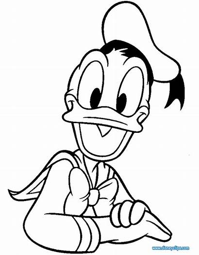 Donald Duck Coloring Pages Daisy Disney Face