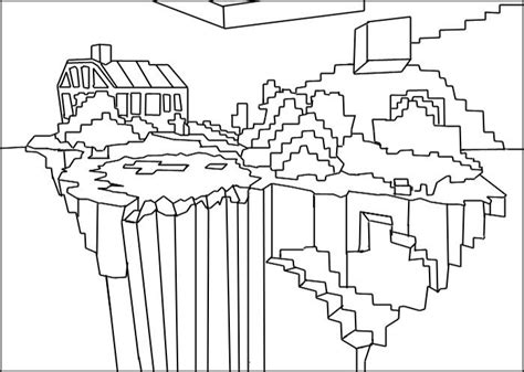 Minecraft House Coloring Pages Coloring Pages