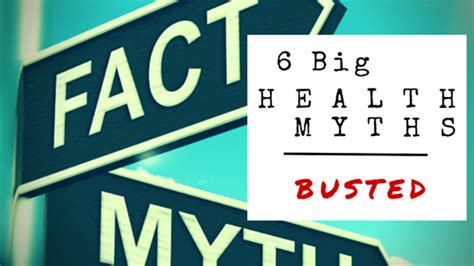 Six Health Myths Busted Thrive Wellness Center