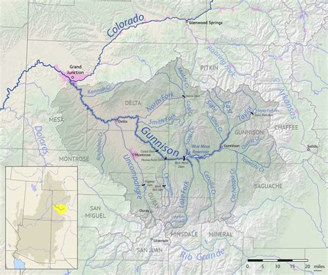 colorado river on world map