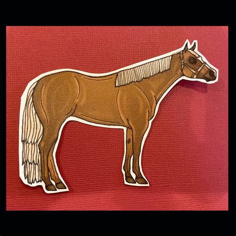 Horse Stickers Stock Horse Breeds Stickers For Journals Etsy