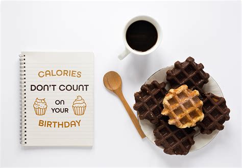 calories don t count on your birthday free svg polka dotted blue jay