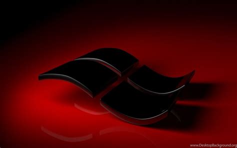 The Gallery For Windows 7 Wallpapers Black And Red Desktop Background
