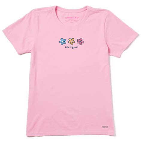 sale women s three daisies crusher tee life is good® official site