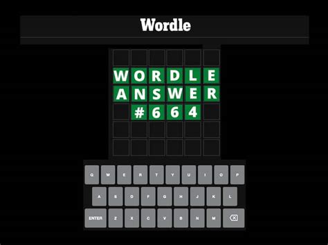 Wordle 664 Answer Today April 14 Wordle Solution Puzzle Hints