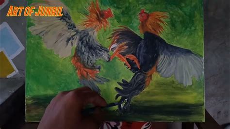 Painting Fighting Rooster Sabong Using Boysen Latics Youtube