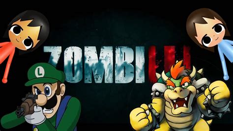 Zombiu Gameplay Luigi Vs Bowser Mutiplayer Match Hd Youtube