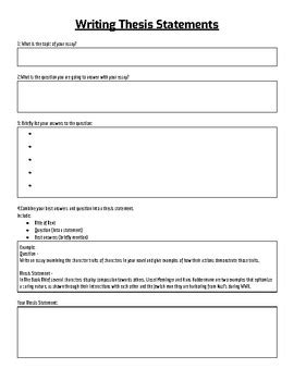 Use these free thesis statement png #78413 for your personal projects or designs. Thesis Statement Outline by KK's Classroom | Teachers Pay ...
