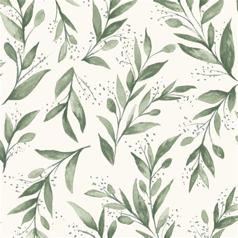 Me1535 Magnolia Home Wallpaper Vol 2 Olive Branch