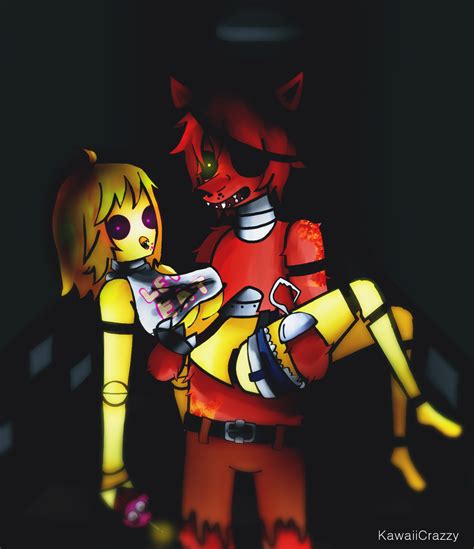 Fanart Chica And Foxy Fnaf By Kawaiicrazzy On Deviantart