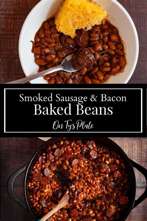 Includes more than 50 tested recipes for making sausage at home. Homemade Smoked Sausage Baked Beans with Bacon ~ On Ty's Plate