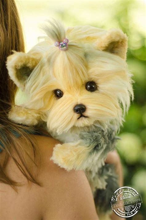 Puppy York Sunny Make To Order Portrait Pet Handmade Etsy Realistic