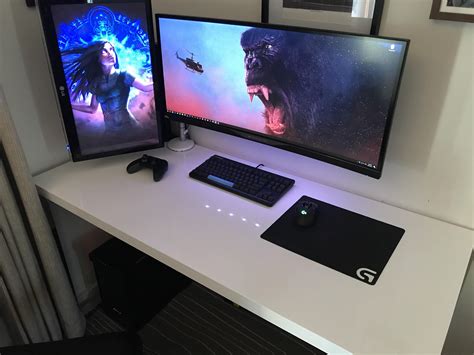 Was Only Allowed This Little Space Think I Did Ok Computer Setup