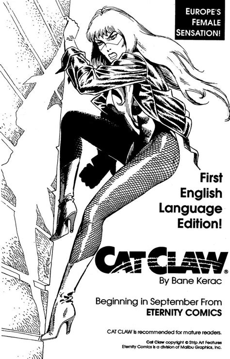 Cat Claw By Bane Kerac Eternity Comics 1990 Comicbooks