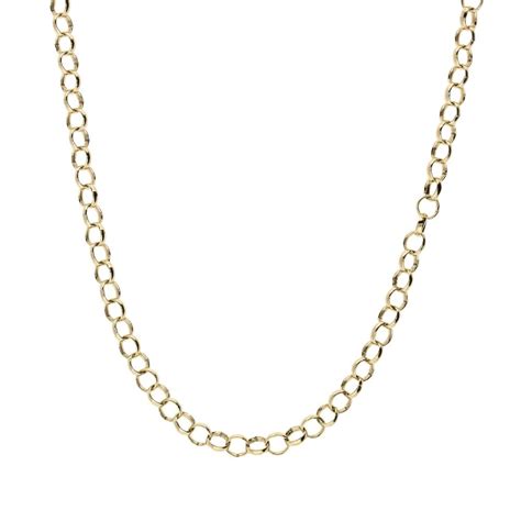 9ct Yellow Gold 22 Inch Belcher Chain 42g Miltons Diamonds