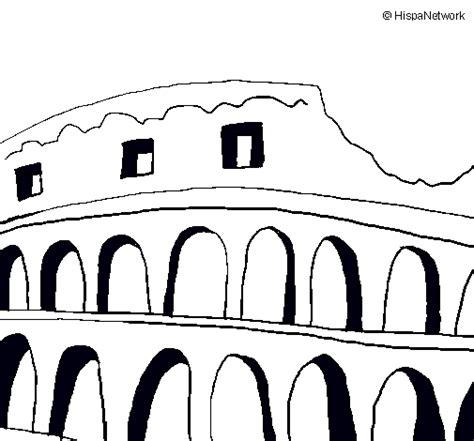 La visita al coliseo de roma permite vivir en primera persona la historia del imperio romano. Coliseo romano para colorear - Imagui