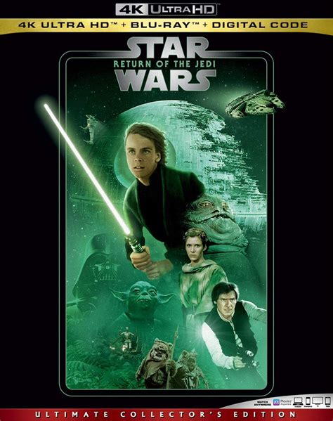 Star Wars Return Of The Jedi Blu Ray Mark Hamill Harrison Ford
