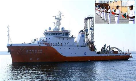 China Geological Survey Research Ship Hai Yang Di Zhi Shi Hao Visited