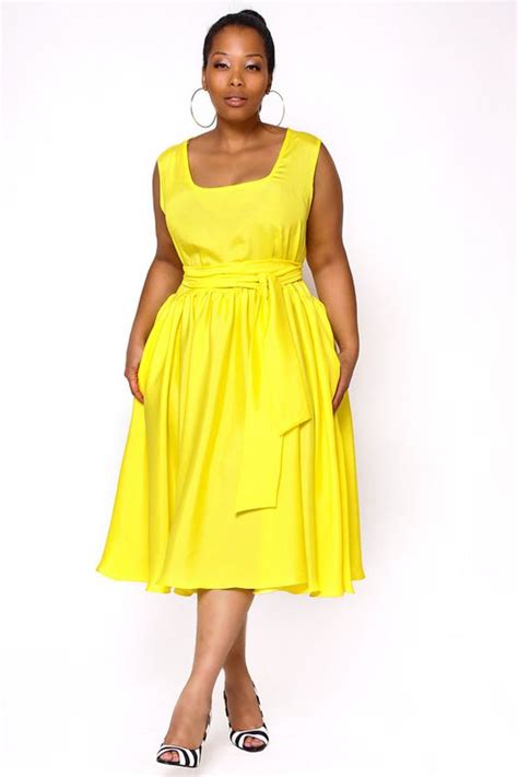 5 Plus Size Yellow Dresses For Fun Spring Style Page 2 Of 5