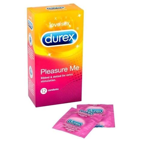 Durex Pleasure Me Ribbed And Dotted Condoms 12 Pack Healthwise