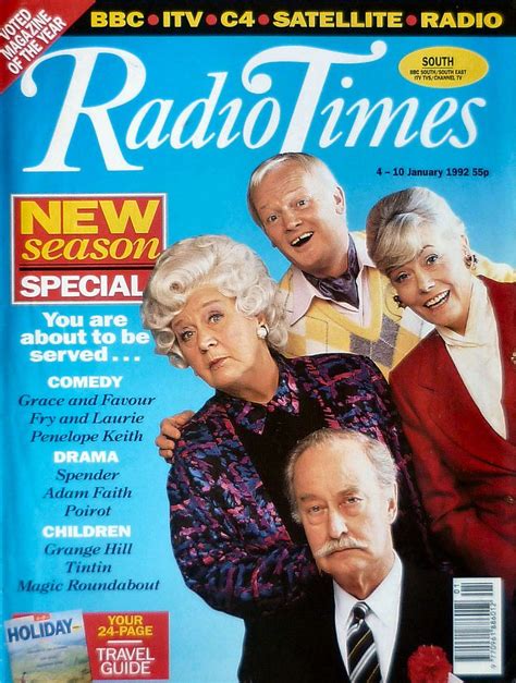 Radio Times Cover 1992 01 04 Grace And Favour Funny Shows Radio