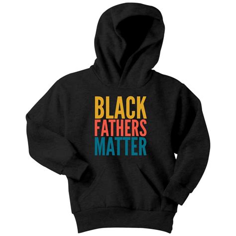 Black Fathers Matter Sudadera Con Capucha Juvenil Etsy España