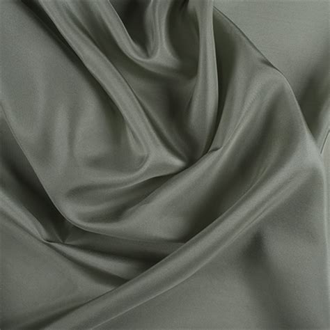 Dark Sage Silk Habotai 2000m130 Fashion Fabrics