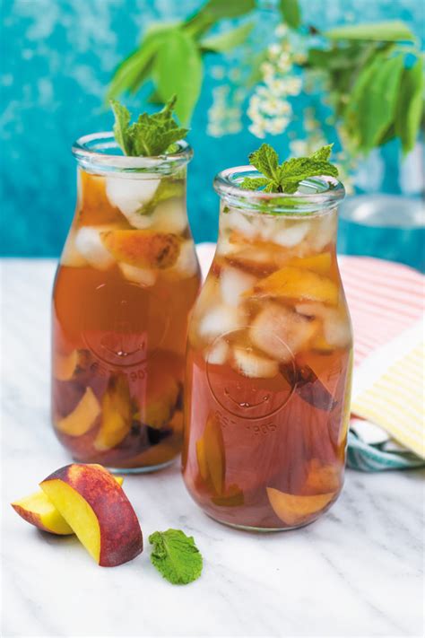 Easy 4 Ingredient Peach Iced Tea Naive Cook Cooks