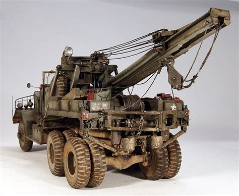 M1a1 American 6x6 Heavy Wrecker 118 Scale Model Scale Models Model