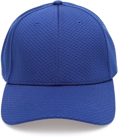 Plain Polyester Twill Baseball Cap Hat With Flex Fit Elastic Band1735 Royal Blue At Amazon