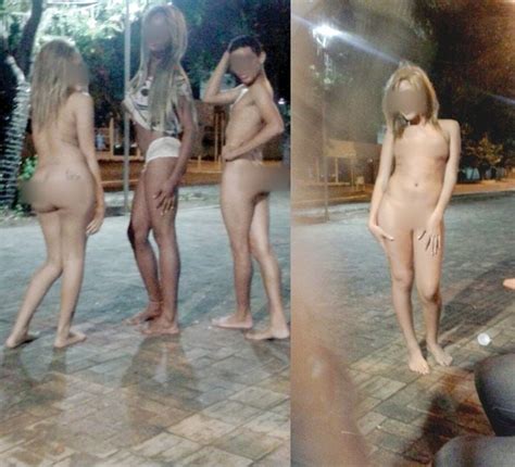 Garota E Travestis Iniciam Nova Moda E Ficam Nus Na Avenida Frei Serafim