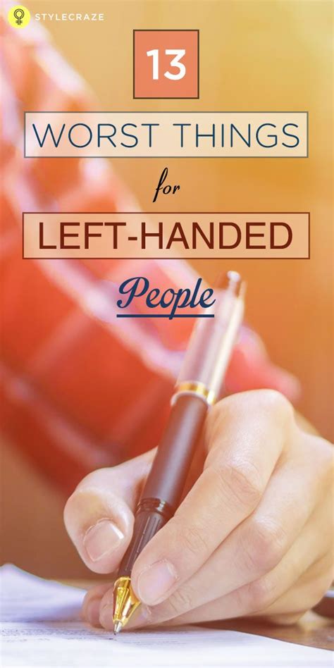 13 Worst Things Left Handed People Experience Artofit