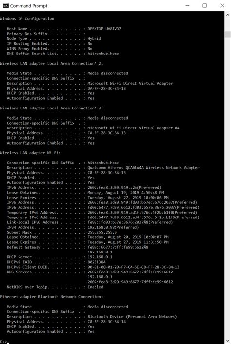 Tutorial On IPConfig Command Line Tool To Display Network Configuration Examples