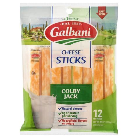 Galbani Dairy Galbani Colby Jack Stick Cheese 083 Oz Instacart