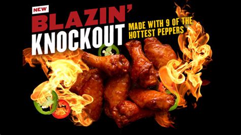 Buffalo Wild Wings Launches New Blazin’ Knockout Sauce As Part Of Brand’s Blazin’ Challenge