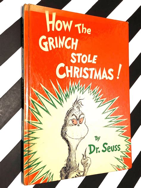 How The Grinch Stole Christmas By Dr Seuss 1957 Hardcover Book