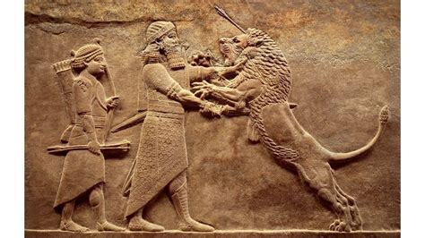 The Lion Hunt Of Ashurbanipal The 2700 Year Old Fake News In 2021