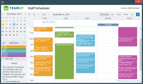 Documentation doesn't make it clear how can i do that? Staff scheduler