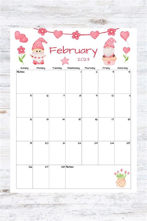 Valentine Calendar Valentines Planner Calendar Calendar Ideas