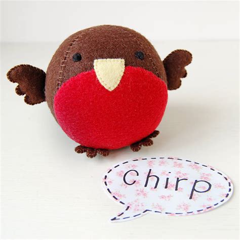 Sew Your Own Robin Beginners Craft Kit By Clara And Macy