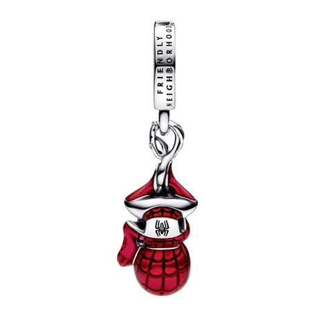 Pandora 792323c01 Colgante Marvel Spider Man De Plata De Primera Ley