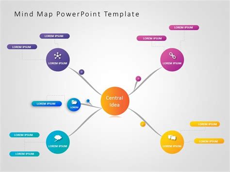 Mind Map Powerpoint Template 6 Mind Map Powerpoint Templates