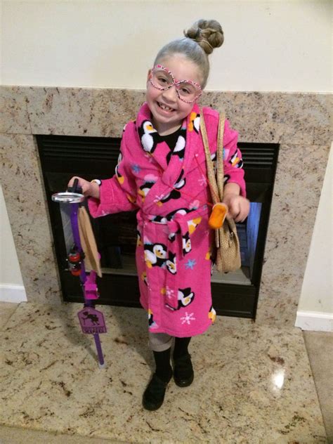 100th Day Of School Dressed Like A 100 Year Old Lady 100th Day Of School Outfit Old Lady