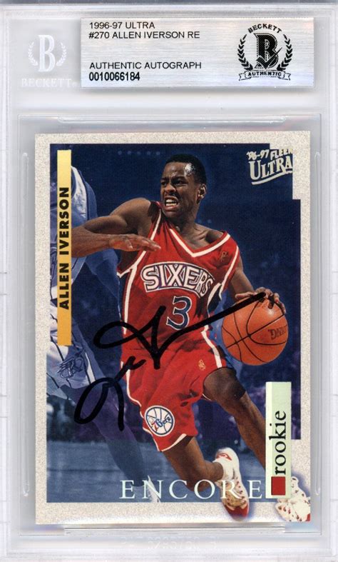 We did not find results for: Allen Iverson Autographed 1996-97 Fleer Ultra Rookie Card #270 Philadelphia 76ers | Allen ...