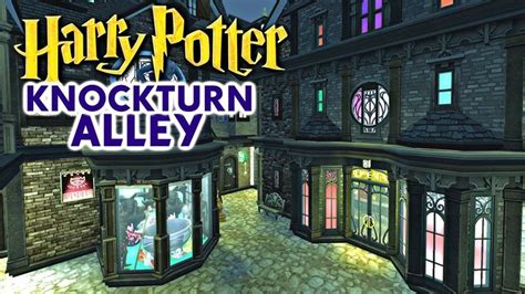 The harry potter world is incredible… Harry Potter - KNOCKTURN ALLEY | Sims 4 Speed Build