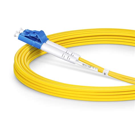 Os2 9125 Lc St Singlemode Fiber Optic Cable Duplex 3m10ft Yellow