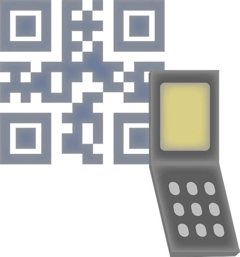 Qr Code And Mobile Phone Clipart Free Download Transparent Png
