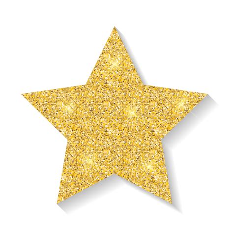 Gold Glitter Star Vector Art Icons And Graphics For Free Download