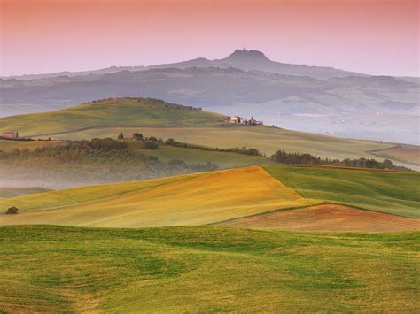 Landscapes Fields Hills Italy Tuscany Wallpapers Hd Desktop And